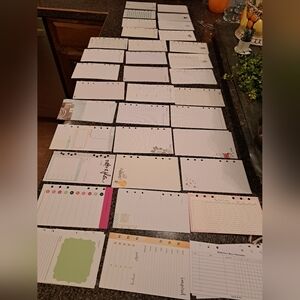 Assorted Planner Inserts Everything In Pics Are Included! 218 Total Pages!